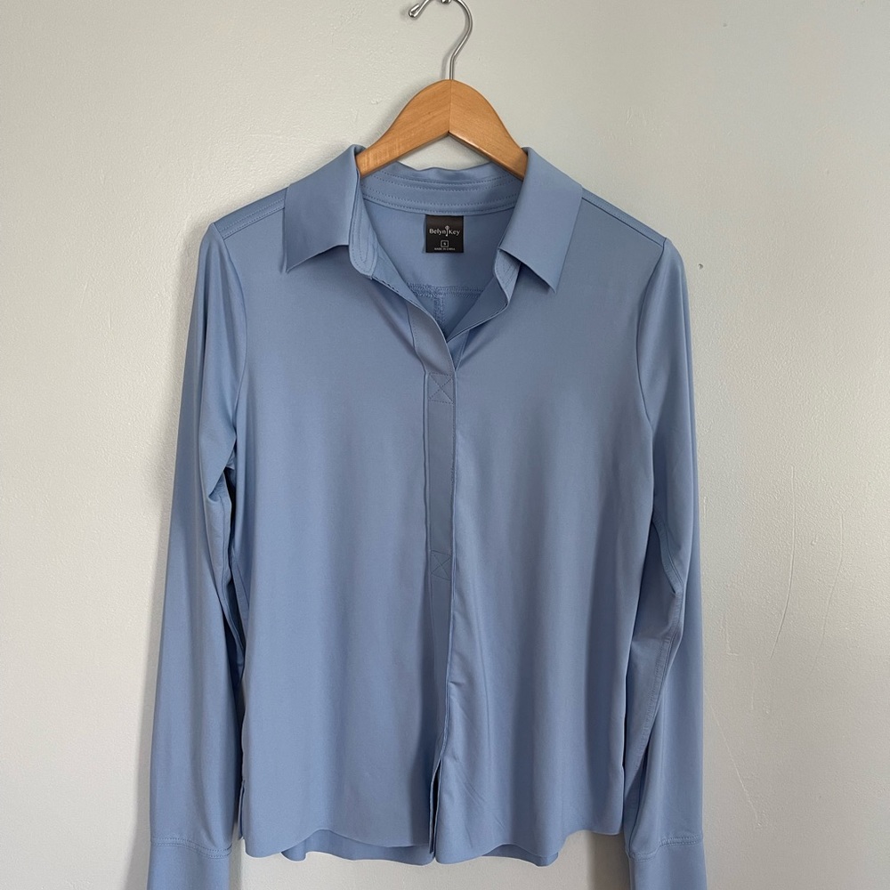 Blue Belyn Key Blouse